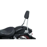 Motorcycle backrest for Dyna with Kuryakyn Sissy Bar For Dyna Chrome 6583