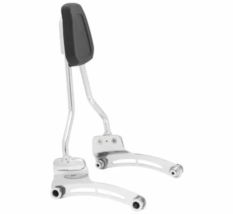 Chrome motorcycle backrest for Indian models, part of Kuryakyn Sissy Bar series