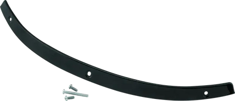 Kuryakyn Smooth Windshield Trim 14-Up Touring Gloss Black - RV and Auto Parts