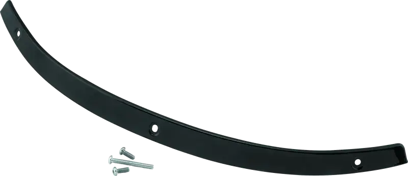 Kuryakyn Smooth Windshield Trim 14-Up Touring Gloss Black - RV and Auto Parts