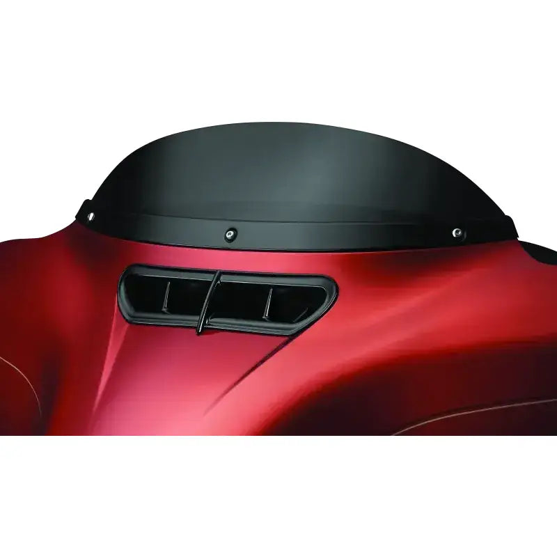 Kuryakyn Smooth Windshield Trim 14-Up Touring Gloss Black - RV and Auto Parts