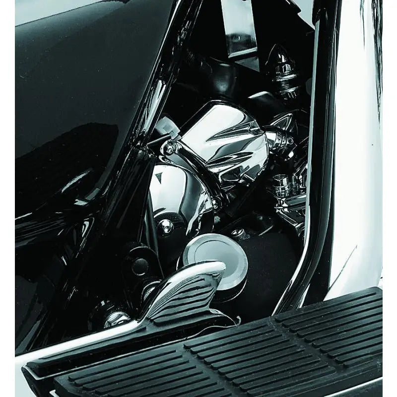 Kuryakyn 9050 Kuryakyn Solenoid Cover 90-06 Big Twins 91-19 XL Sportsters Chrome