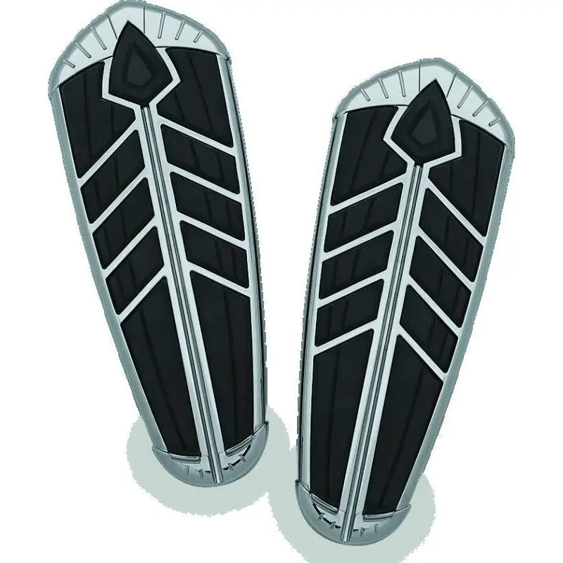Kuryakyn 5650 Kuryakyn Spear Driver Floorboard Inserts Indian Chrome - 5650