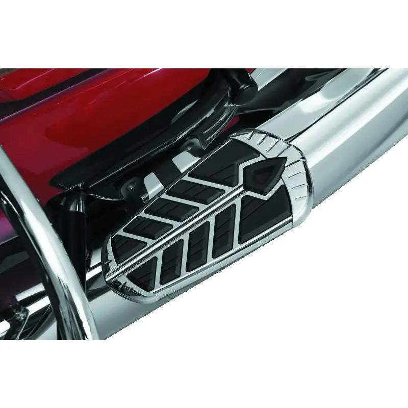 Kuryakyn 5656 Kuryakyn Spear Floorboard Insert Passenger Indian Chrome - 5656