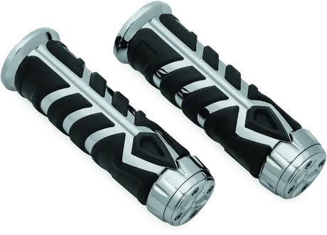 Kuryakyn Spear Grips For 7/8in Universal Indian Chrome - Controls