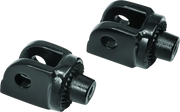 Kuryakyn Splined Adapter Mount Gloss Black - RV and Auto Parts