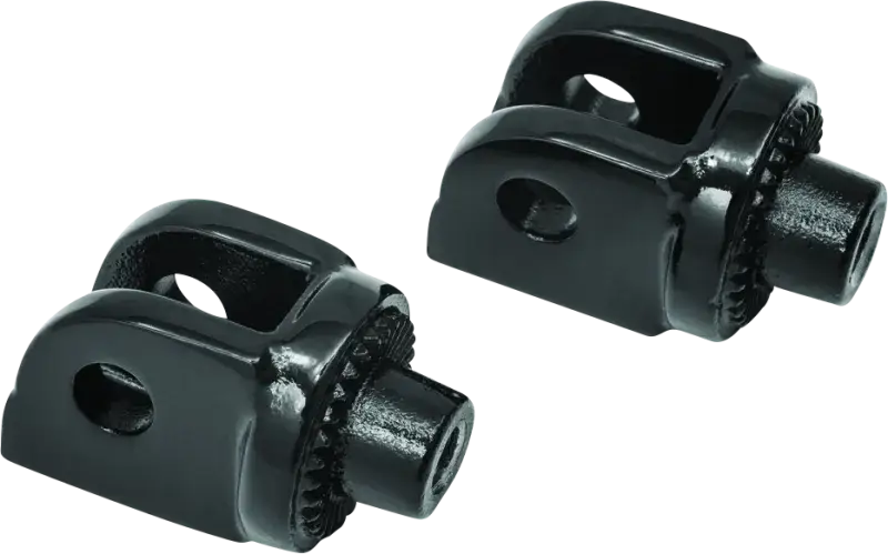 Kuryakyn Splined Adapter Mount Gloss Black - RV and Auto Parts