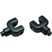 Kuryakyn 8927 Kuryakyn Splined Passenger Peg Adapter Indian Black - 8927