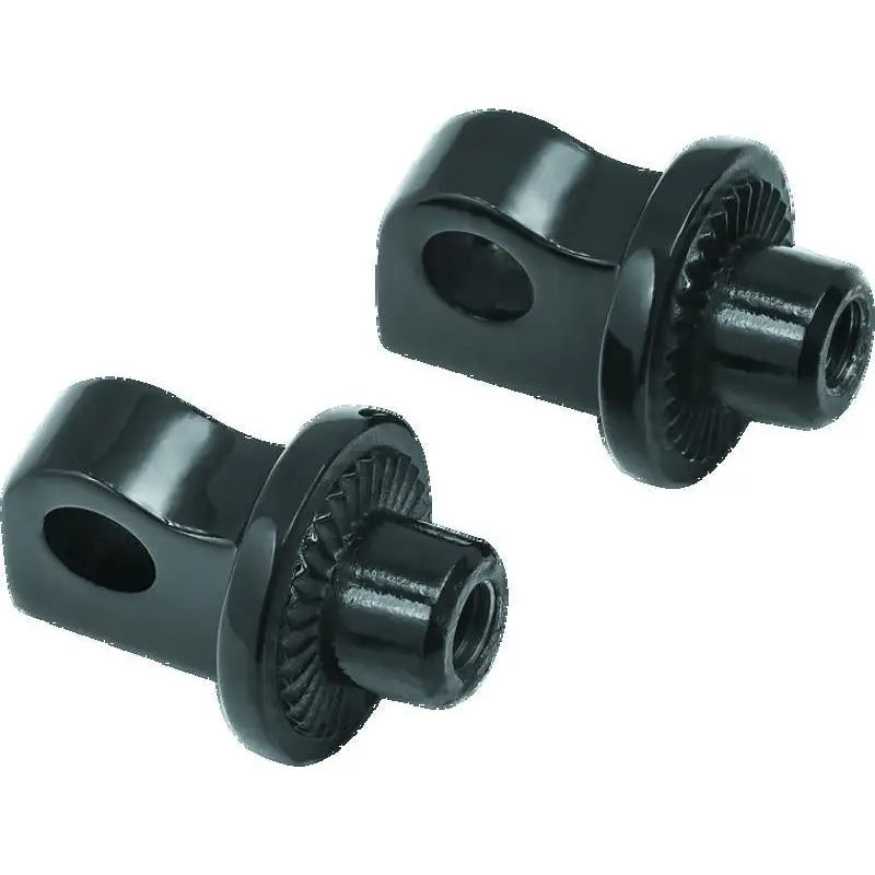 Kuryakyn 8888 Kuryakyn Splined Peg Adapter Harley-Davidson Male Mount Black - 8888