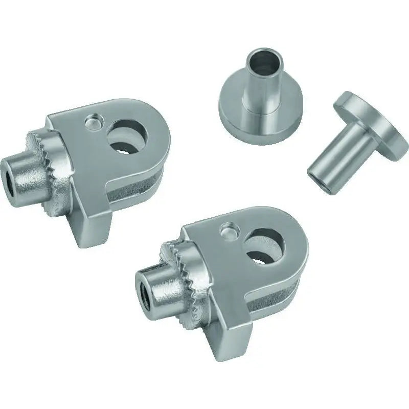 Kuryakyn 8841 Kuryakyn Splined Peg Adaptor Triumph Chrome - 8841