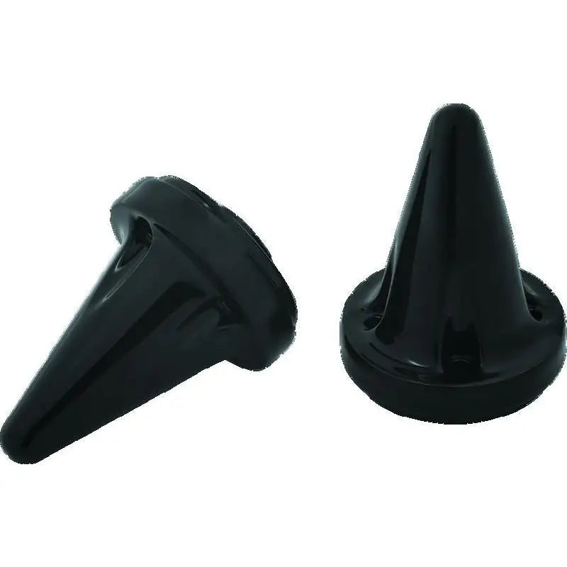 Kuryakyn 6359 Kuryakyn Stiletto End Caps Grips Black - 6359
