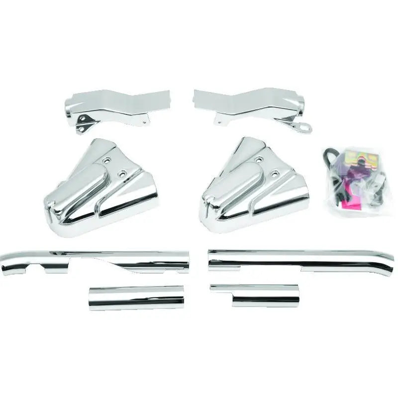 Kuryakyn 8288 Kuryakyn Swingarm Cover Kit - Unlighted 86-99 Softail Models Chrome