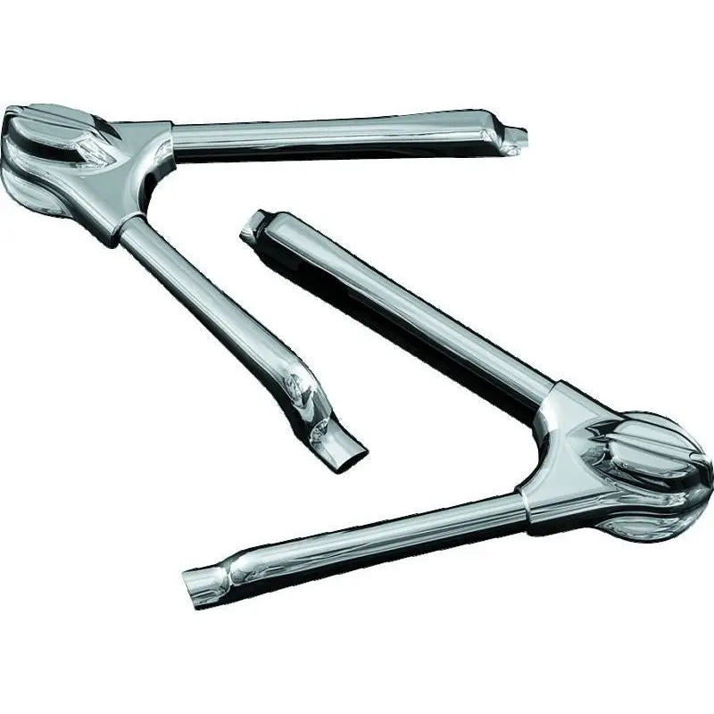 Kuryakyn 7815 Kuryakyn Swingarm Tube Covers 08-17 Softail Models Chrome - 7815