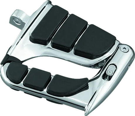 Kuryakyn Swingwing Peg with Male Mount Adapter in chrome finish for motorcycles.