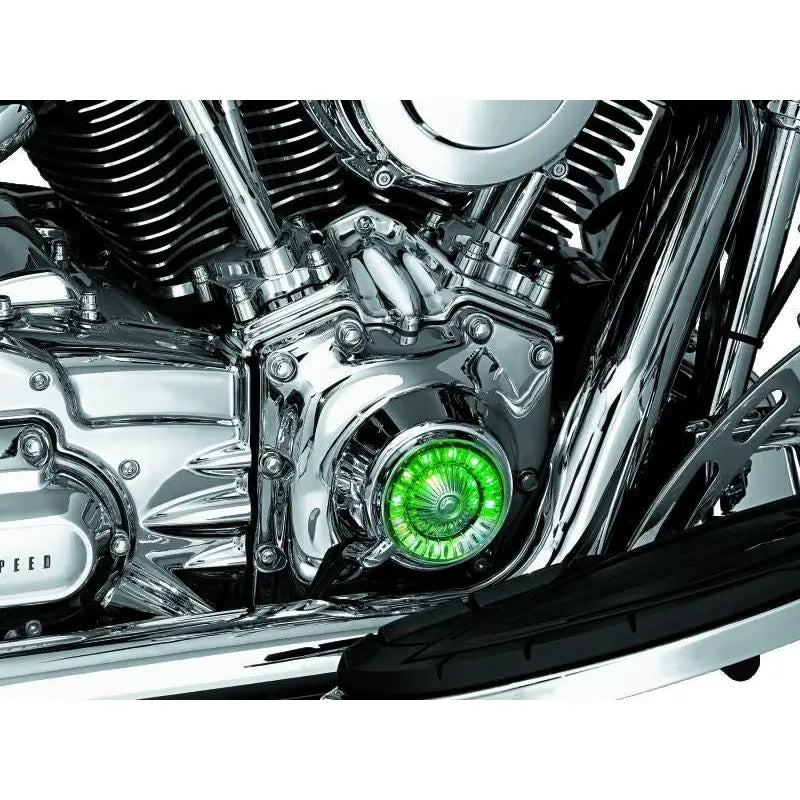 Kuryakyn 8389 Kuryakyn Tappet Block Accents For Twin Cam Chrome - 8389