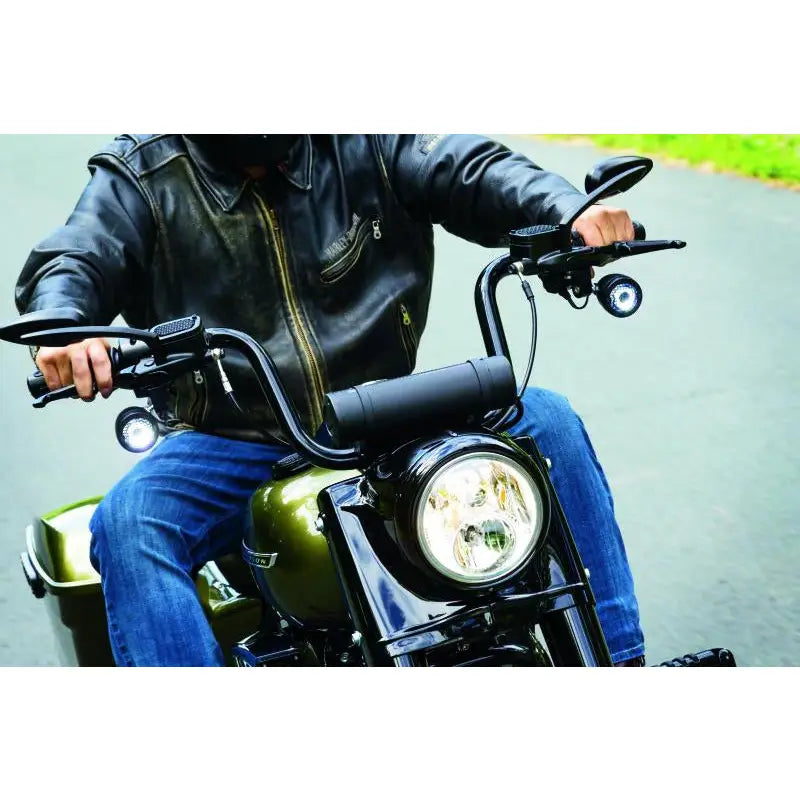 Kuryakyn 1708 Kuryakyn Teardrop Mirrors Satin Black - 1708