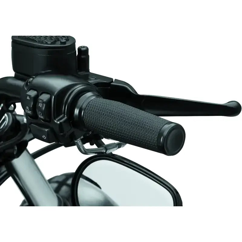 Kuryakyn Thresher Grips Dual Cable Black - ergonomic, durable, and sleek motorcycle handlebar grips for superior control.
