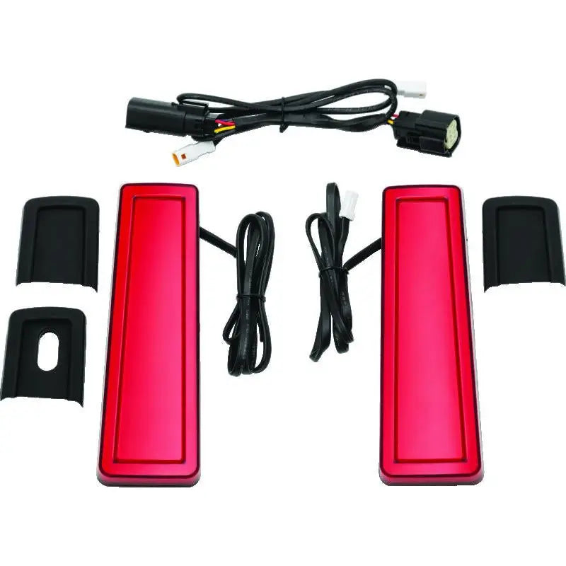 Kuryakyn 2952 Kuryakyn Tracer Filler Panel Lights Red Lens - 2952
