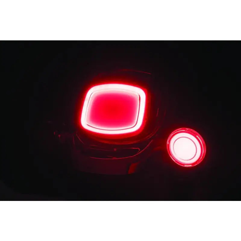 Kuryakyn 2908 Kuryakyn Tracer L.E.D. Front Turn Signal Insert Red Light Red Lens 1156 - 2908