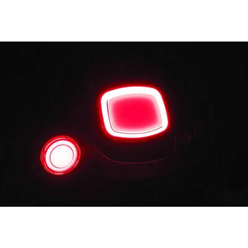 Kuryakyn 2907 Kuryakyn Tracer L.E.D. Front Turn Signal Insert, Red Light, Smoke Lens 1156