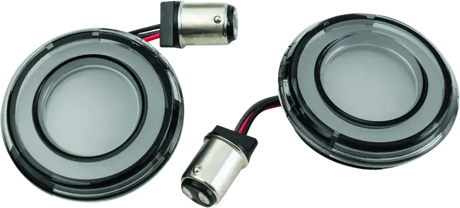 Kuryakyn Tracer L.E.D. Turn Signal Inserts Red/Red Smoke Lens Rear - Lights