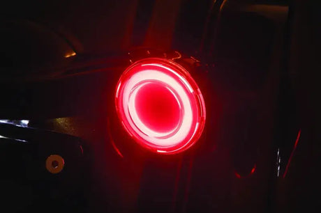 Kuryakyn Tracer L.E.D. Turn Signal Inserts Red/Red Smoke Lens Rear - Lights