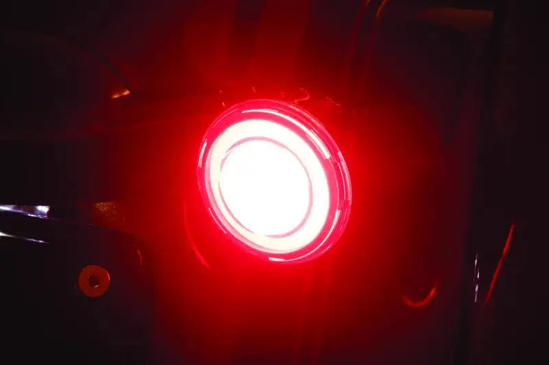 Kuryakyn Tracer L.E.D. Turn Signal Inserts Red/Red Smoke Lens Rear - Lights