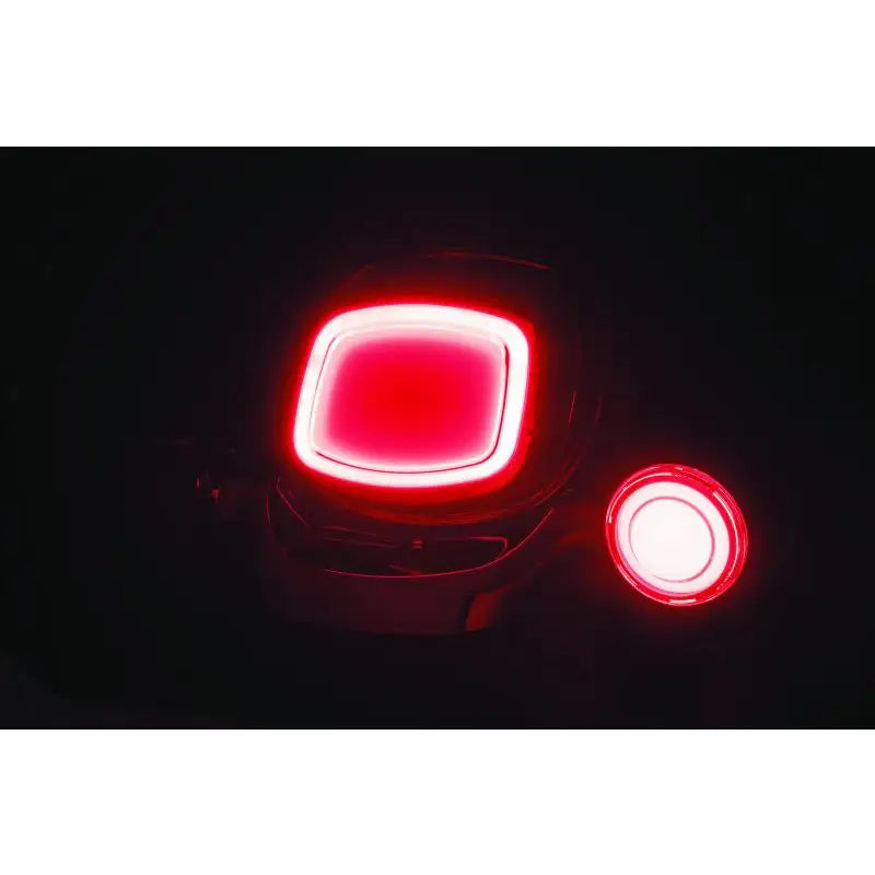 Kuryakyn 2912 Kuryakyn Tracer LED Taillight Red Lens Without License Light - 2912