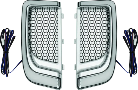 Kuryakyn Tracer Lower Fairing Grill Chrome - Exterior Styling