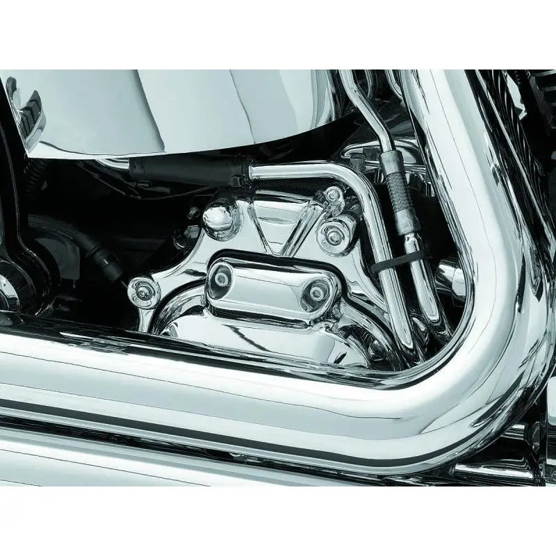 Kuryakyn 7878 Kuryakyn Transmission Shroud 04-17 Softail Chrome - 7878