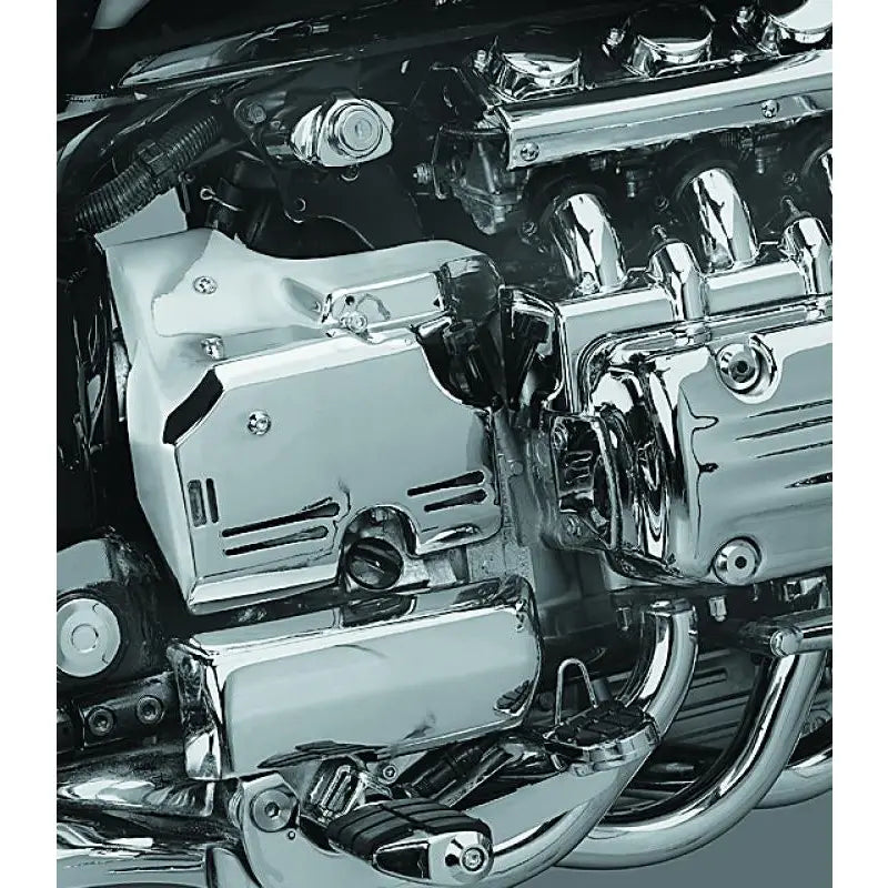 Kuryakyn 7710 Kuryakyn Transmission Side Cover Set 97-04 Honda Valkyrie Chrome
