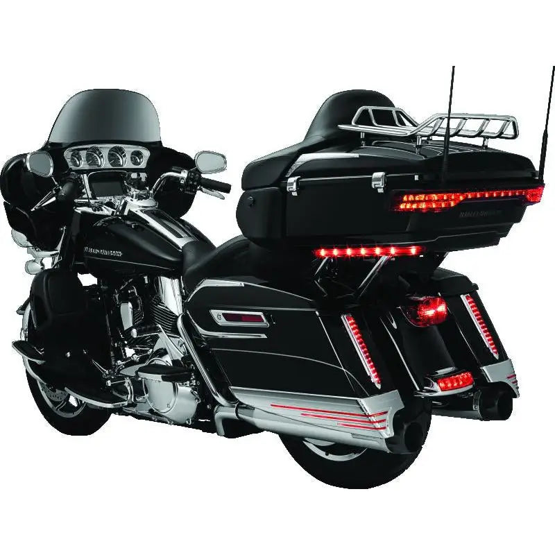 Kuryakyn 7284 Kuryakyn Tri-Line Gauge Trim 14-Up Touring Models Chrome - 7284