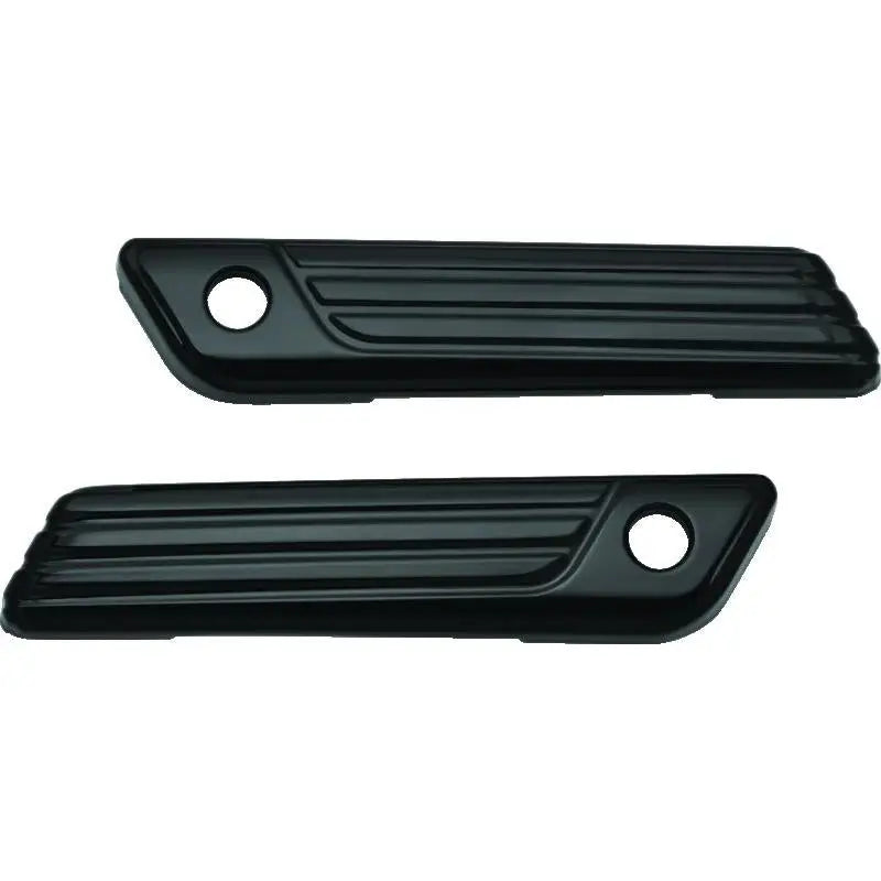 Kuryakyn 6987 Kuryakyn Tri-Line Saddlebag Hinge Covers Gloss Black - 6987