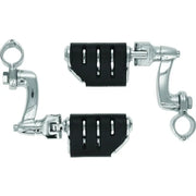 Kuryakyn 7555 Kuryakyn Trident Dually Longhorn Offset 1-1/4inch Clamp Chrome - 7555