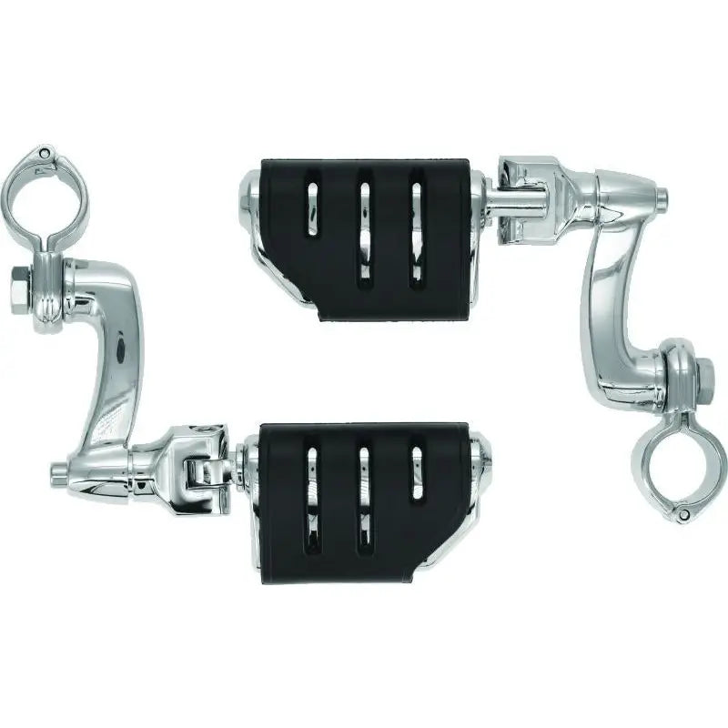 Kuryakyn 7555 Kuryakyn Trident Dually Longhorn Offset 1-1/4inch Clamp Chrome - 7555