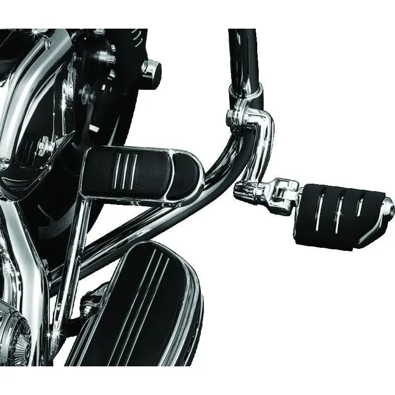 Kuryakyn 7555 Kuryakyn Trident Dually Longhorn Offset 1-1/4inch Clamp Chrome - 7555
