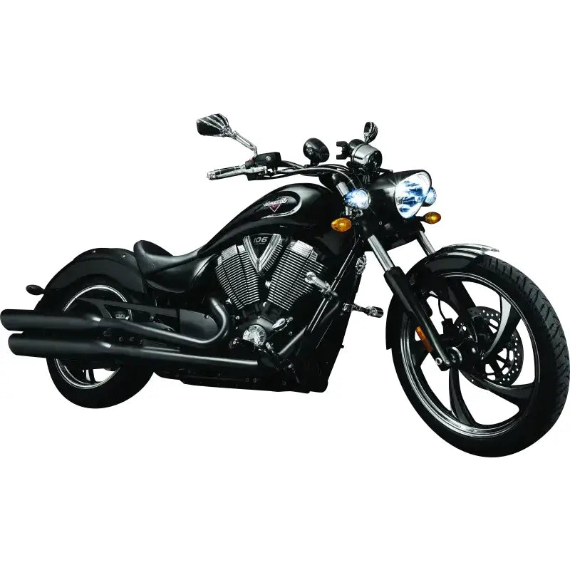 Kuryakyn Trident Dually Without Adapters Black - RV and Auto Parts