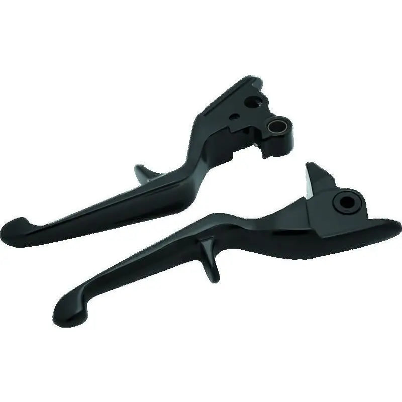 Kuryakyn 1846 Kuryakyn Trigger Lever Set 08-13 Touring Cable Gloss Black - 1846