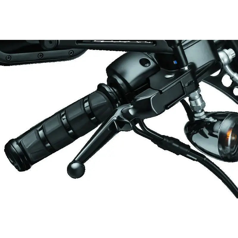 Kuryakyn 1845 Kuryakyn Trigger Lever Set 96-Up Cable Gloss Black - 1845