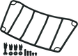 Kuryakyn Trunk Luggage Rack Adjustable Gloss Black - RV and Auto Parts