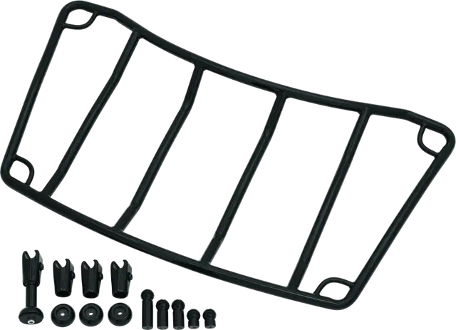 Kuryakyn Trunk Luggage Rack Adjustable Gloss Black - RV and Auto Parts