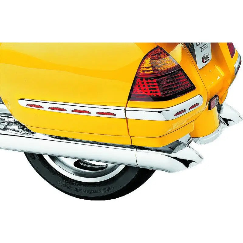 Kuryakyn 7606 Kuryakyn Turndown Exhaust Extensions 01-17 Honda GL1800 Chrome - 7606