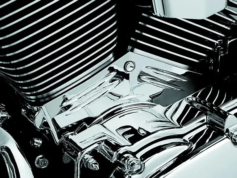 Kuryakyn Twin Cam Cylinder Base Cover 99-06 Chrome - Engine Components