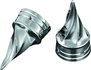 Kuryakyn Twisted Axle Caps Chrome - Engine Components
