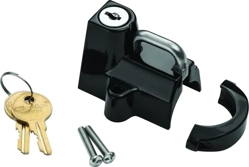 Kuryakyn Universal Helmet Lock 7/8-1-1/4 Black - RV and Auto Parts