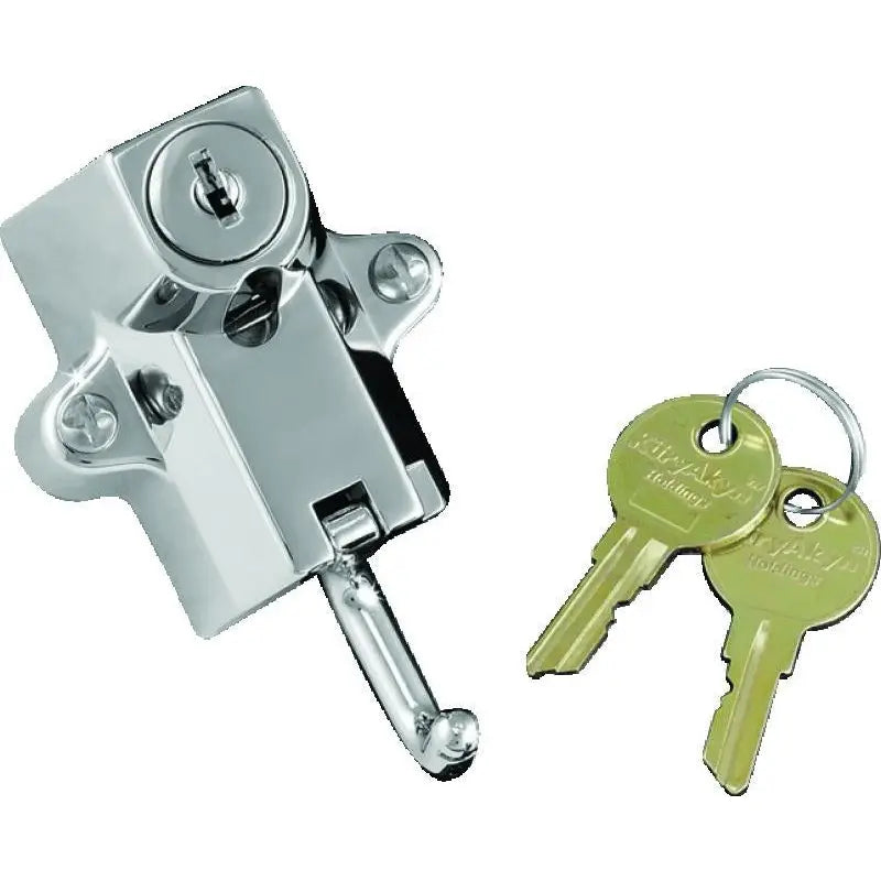 Kuryakyn 4220 Kuryakyn Universal Helmet Lock 7/8in-1-1/4in Mount Chrome