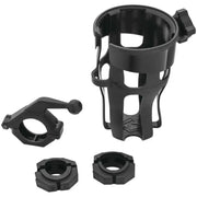 Kuryakyn Universal Reflex black plastic bike drink holder with clamp