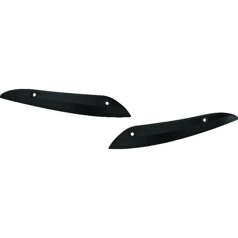 Kuryakyn 2633 Kuryakyn Windshield Side Trims Gloss Black - 2633