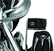 Kuryakyn Zombie Brake Pedal Pad For FL Models Chrome - Kuryakyn