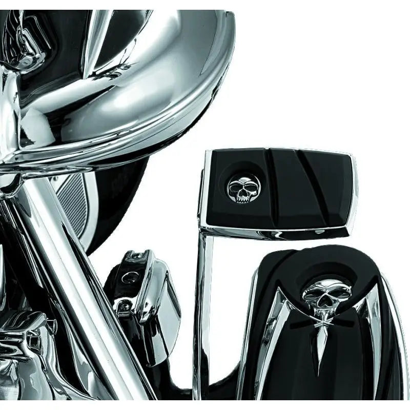 Kuryakyn 4406 Kuryakyn Zombie Brake Pedal Pad For FL Models Chrome